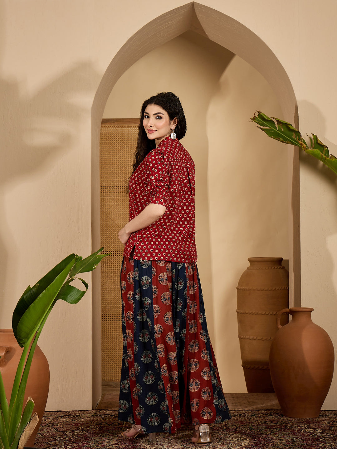 Ethnic Motif Cotton Co-Ord Set