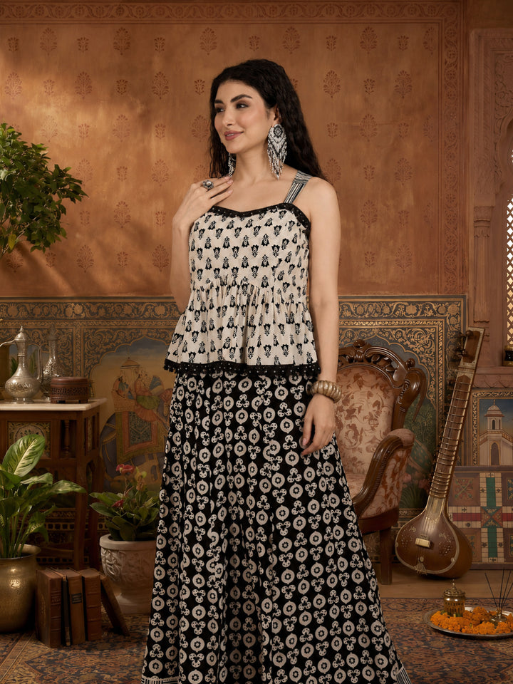 Floral Printed Cotton Co-Ord Set