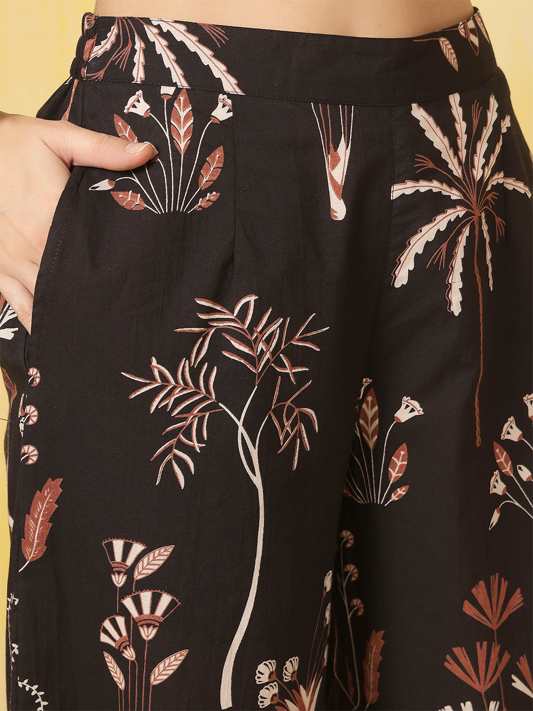 Printed Pure Cotton Straight Kurta Set