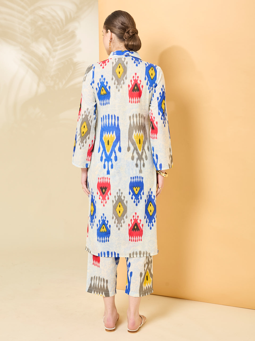 Printed Pure Cotton Straight Kurta Set