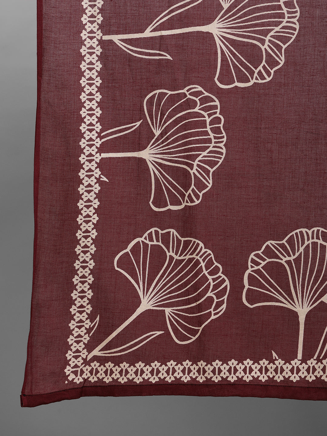 Dyed Pure Cotton Straight Kurta Set With Dupatta