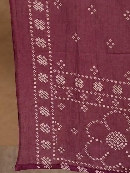 Dyed Pure Cotton Straight Kurta Set With Dupatta
