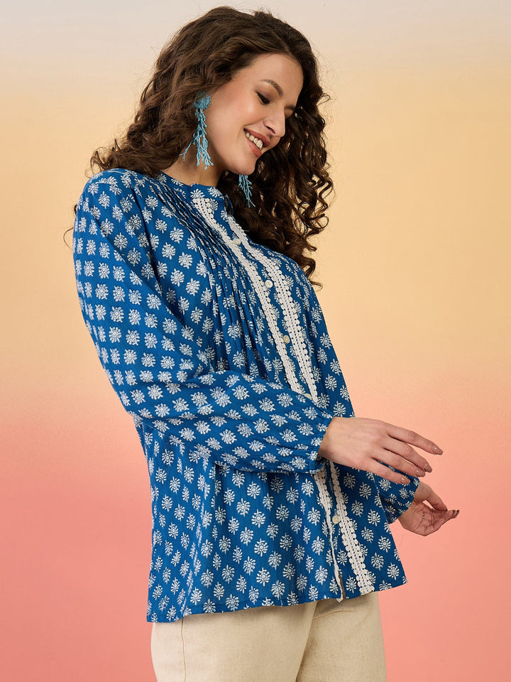 Printed Cotton Top