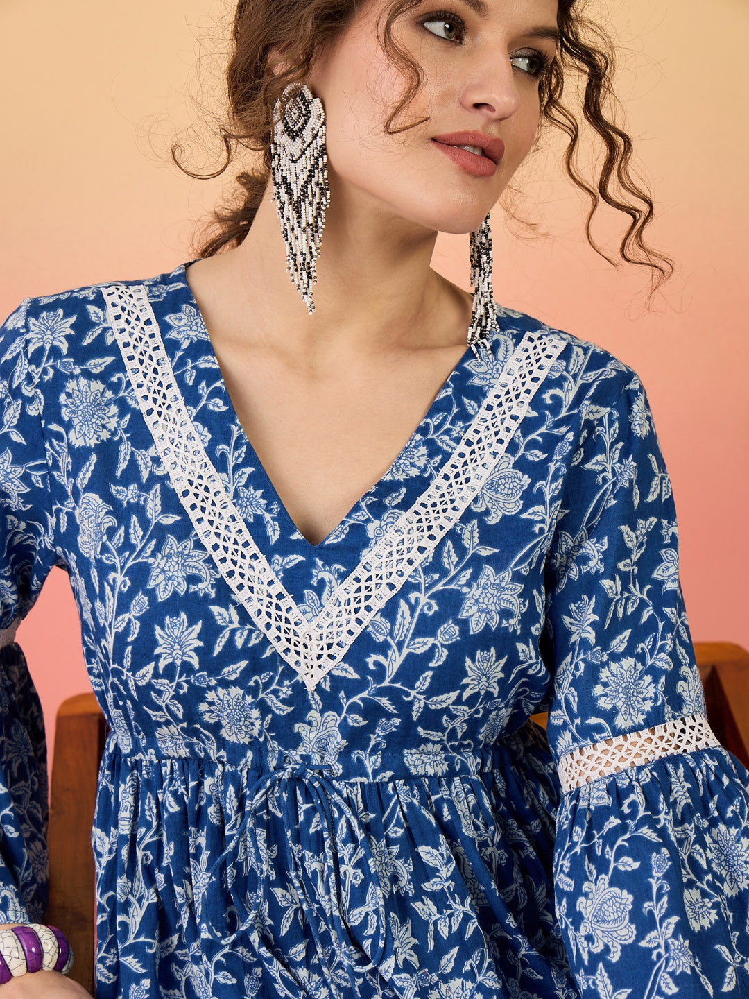 Floral Printed Cotton Top