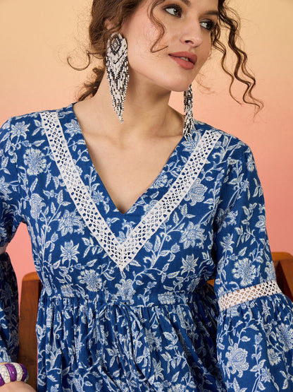 Floral Printed Cotton Top