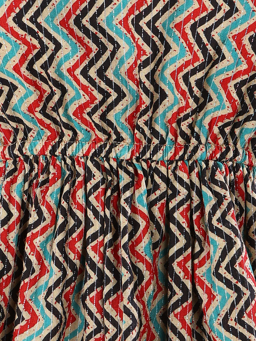 Multi Printed Cotton Short Peplum Top (Pre-Order)