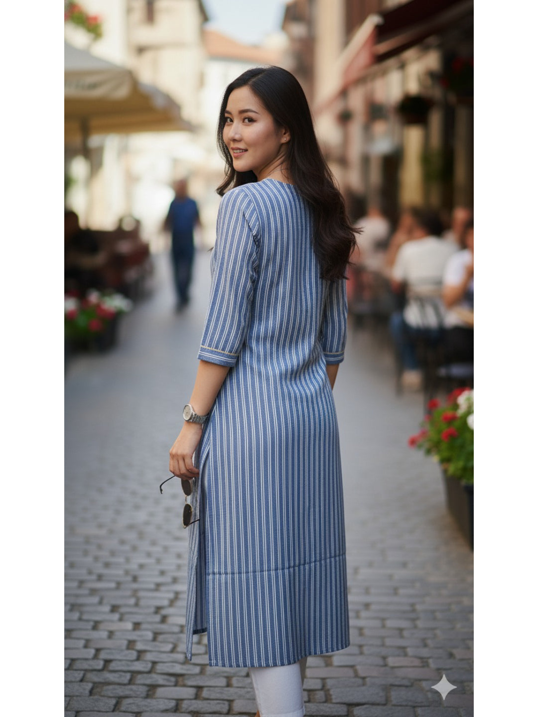 Cotton Kurti With One Pocket