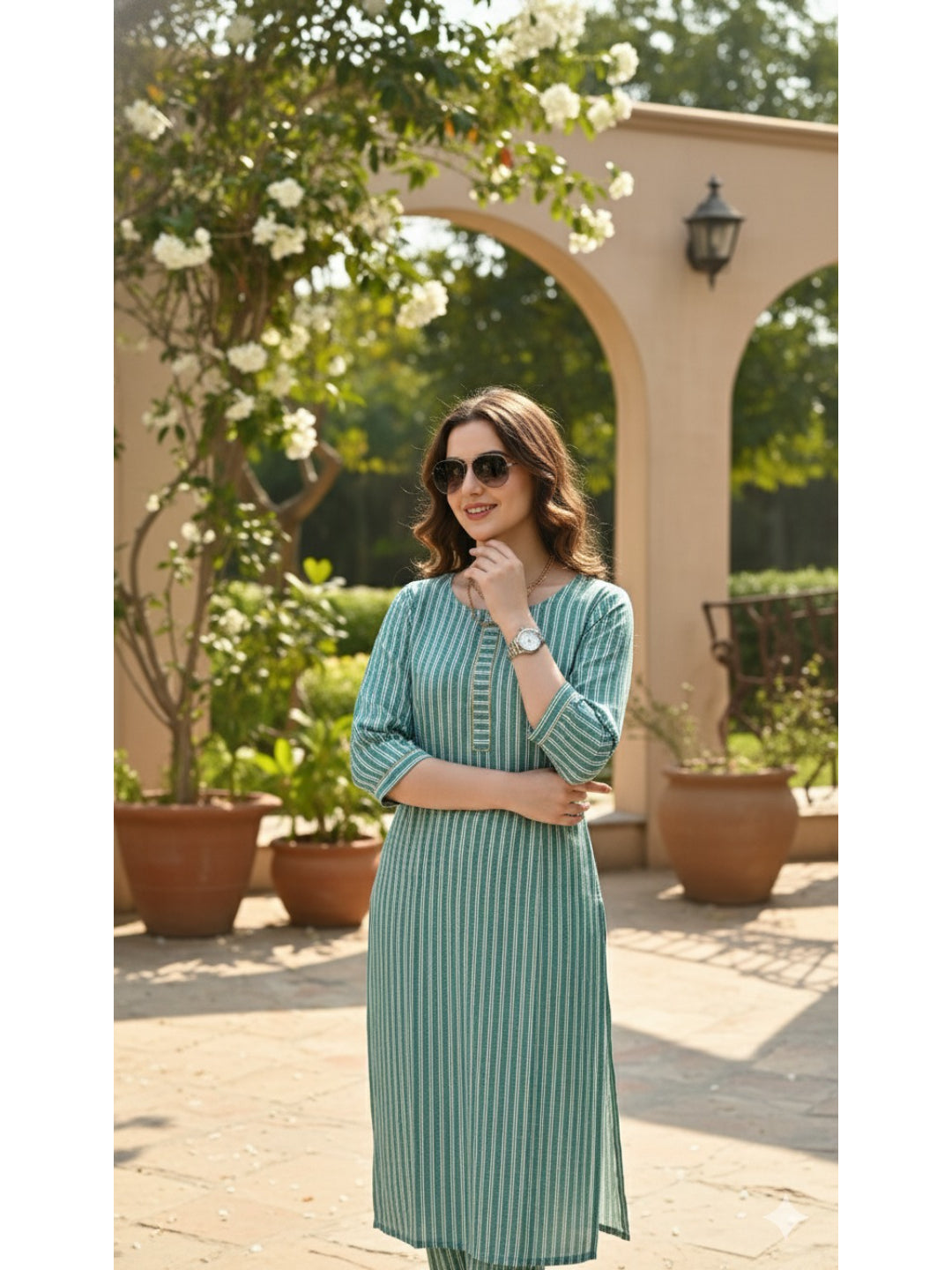 Cotton Kurti With One Pocket