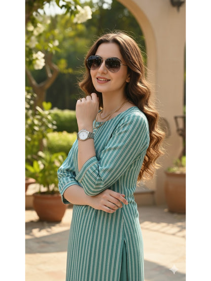 Cotton Kurti With One Pocket