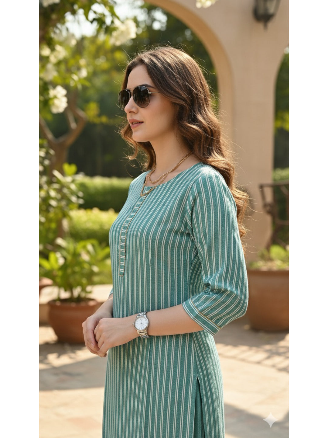 Cotton Kurti With One Pocket