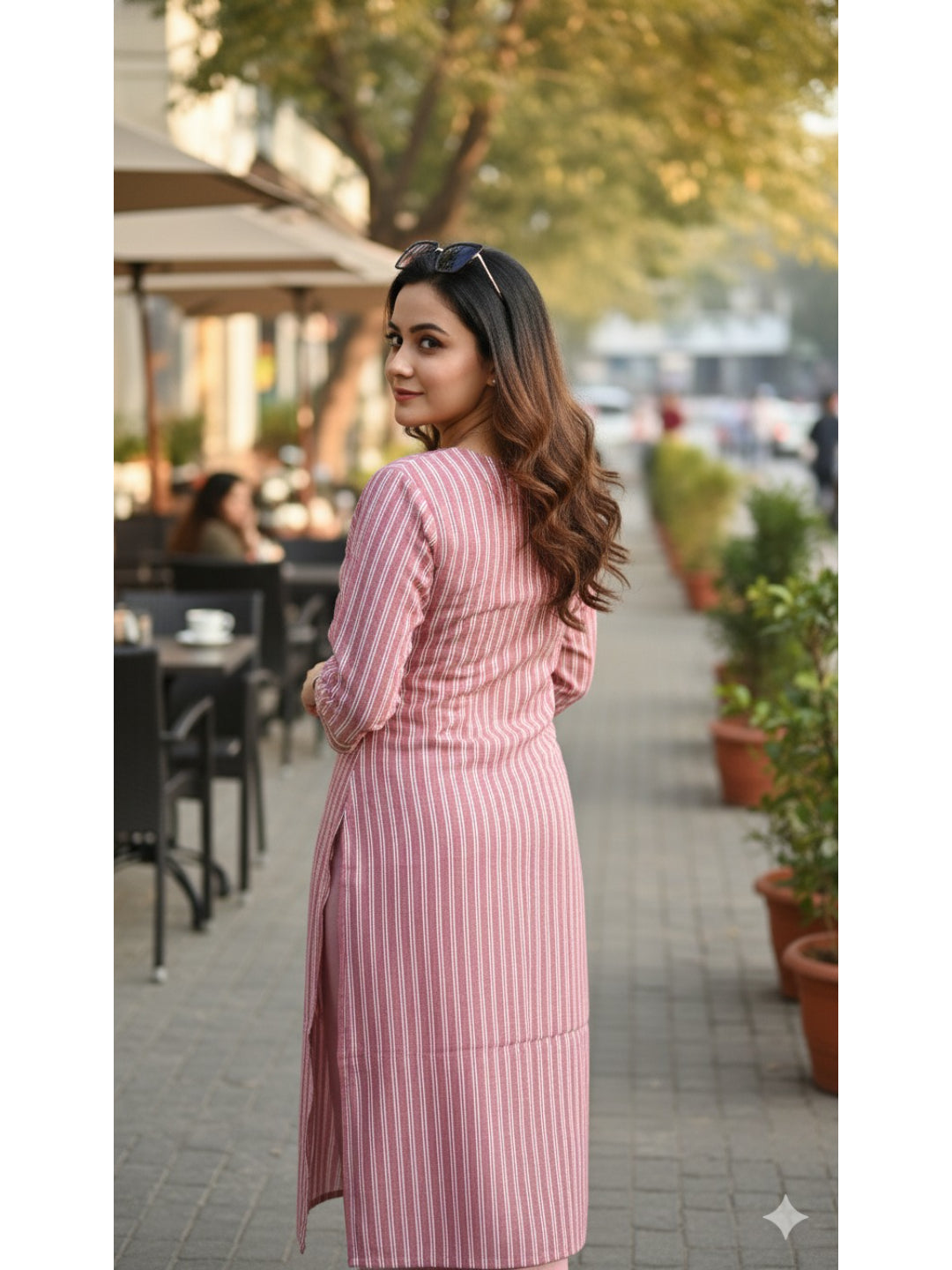 Cotton Kurti With One Pocket