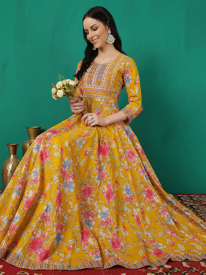 Women Click yellow rayon printed kurta – wholesale manufacturer &amp; exporter from India