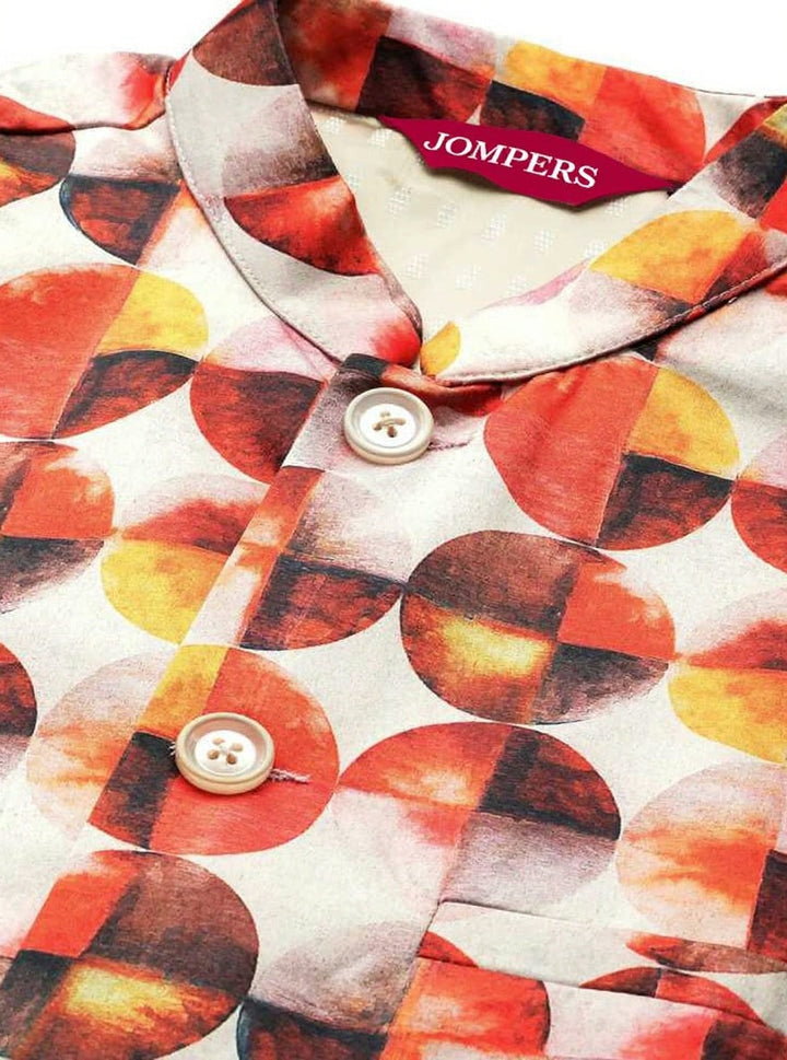 Silk Blend Ethnic Wear Nehru Jacket