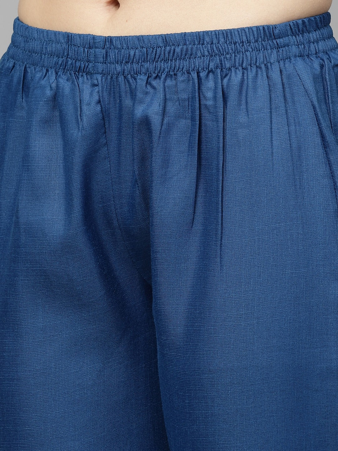 Embroidered Cotton Blend Straight Kurta Pant Dupatta Set (Pre-Order)