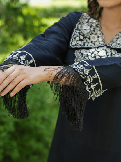 Embroidered Shirt And Trouser Co Ords