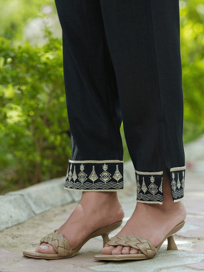 Embroidered Shirt And Trouser Co Ords