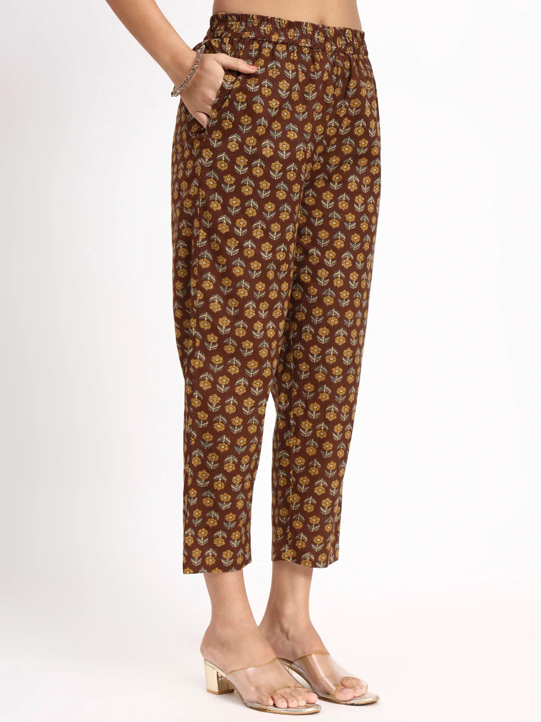 Cotton Straight Kurta Pant Dupatta Set