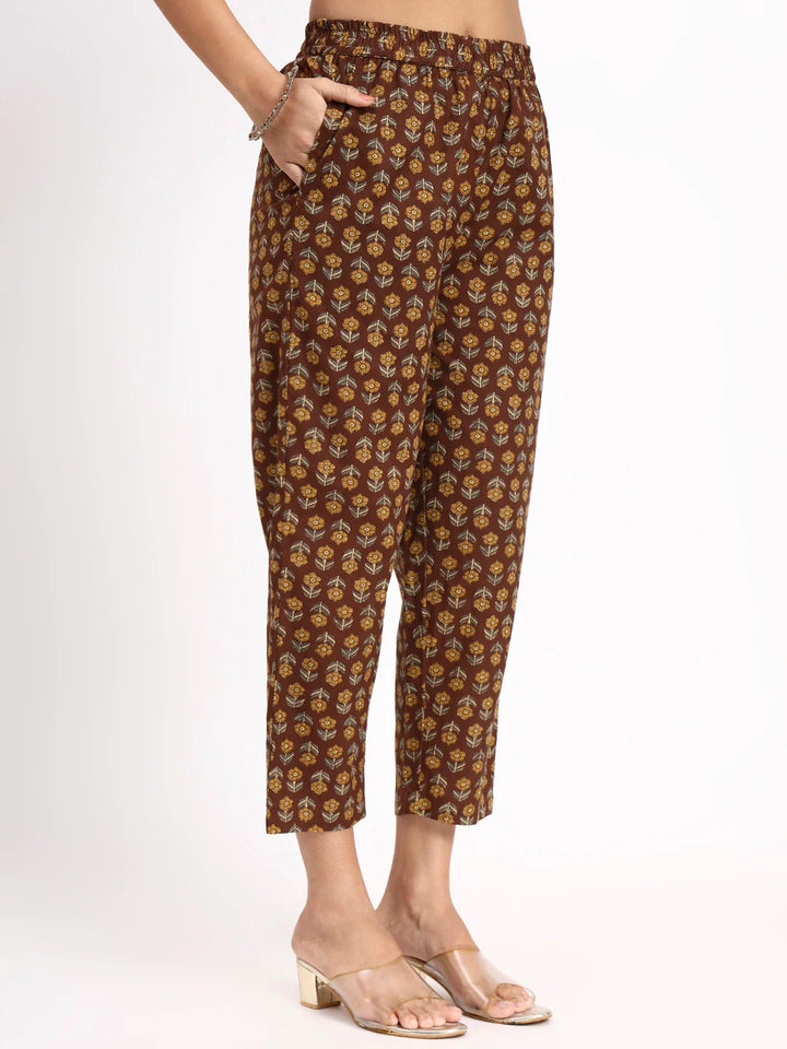 Cotton Straight Kurta Pant Dupatta Set