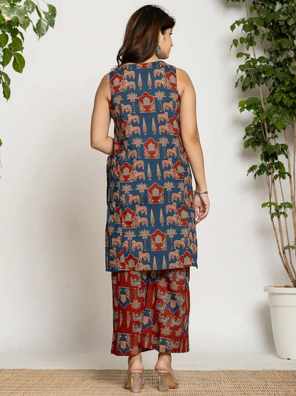 Cotton Sleeveless Co Ord Set