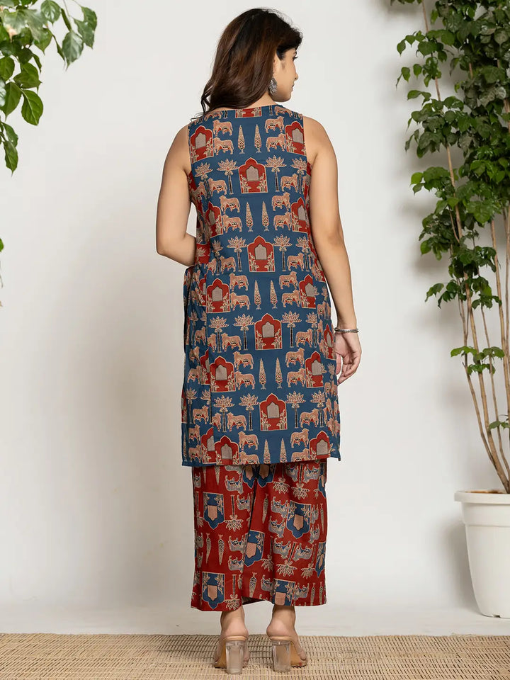 Cotton Sleeveless Co Ord Set
