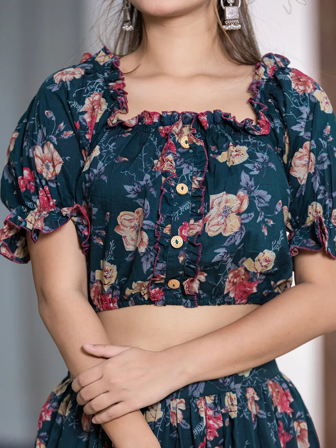 Cotton Green Skirt Co Ord Set