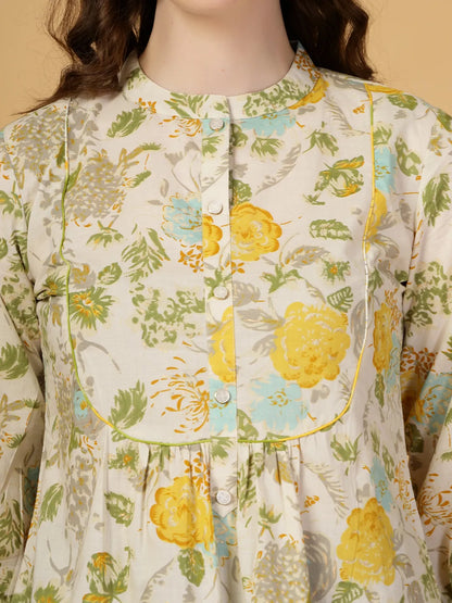 Cream Pure Cotton Top