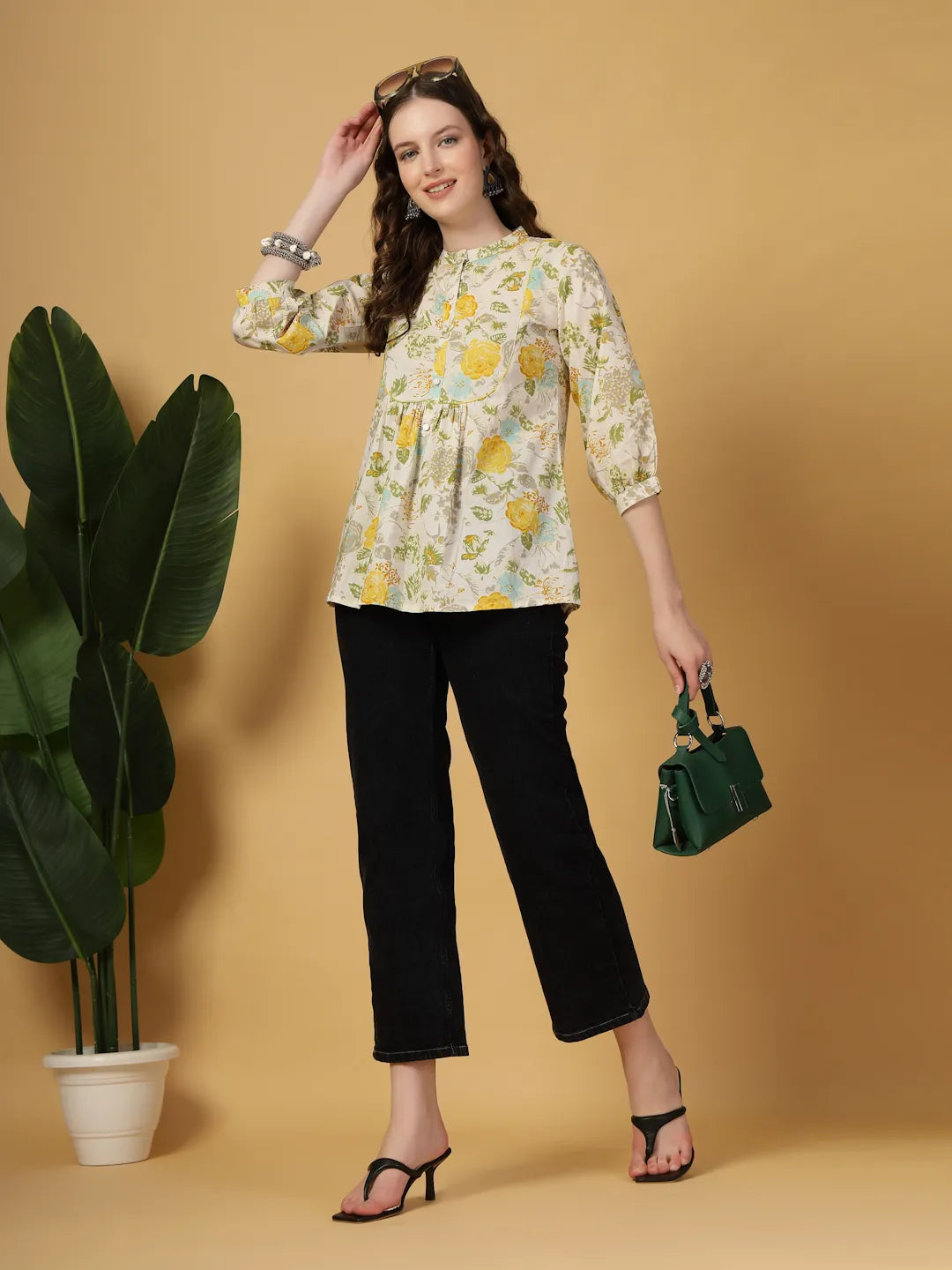 Cream Pure Cotton Top