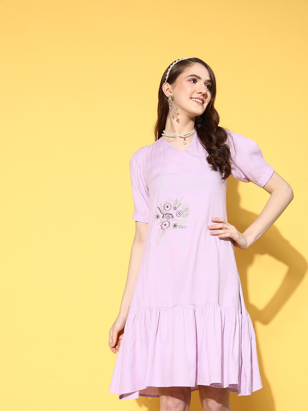 Floral A Line Dress