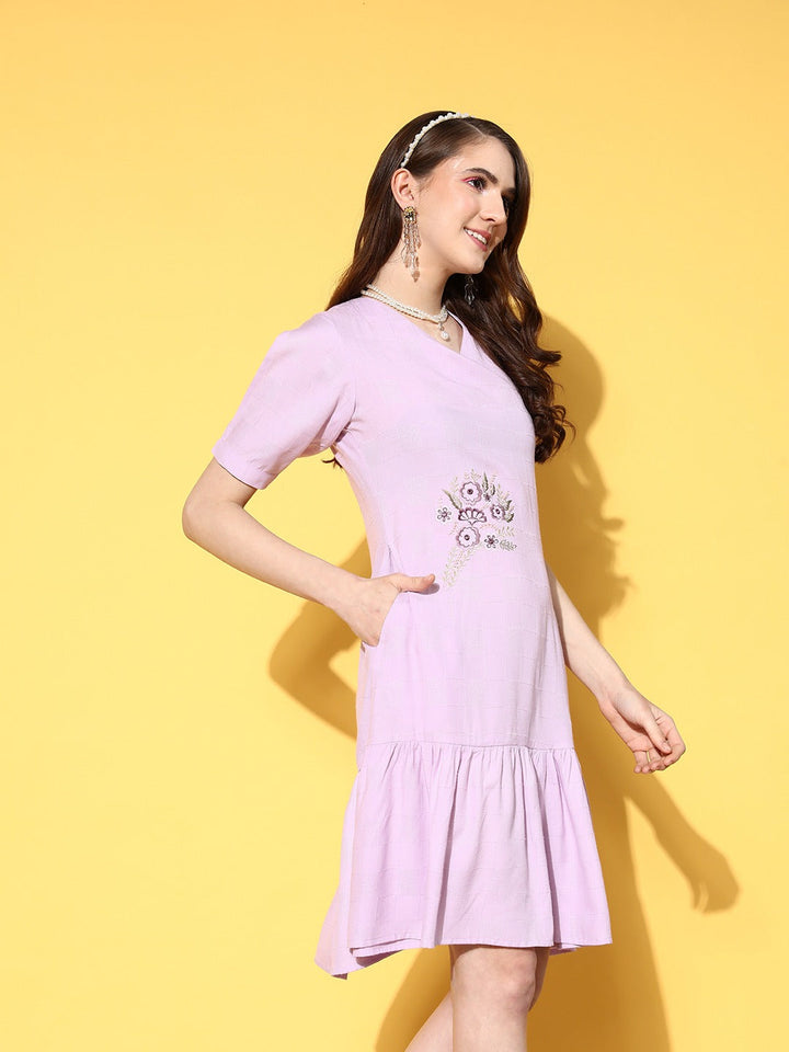 Floral A Line Dress