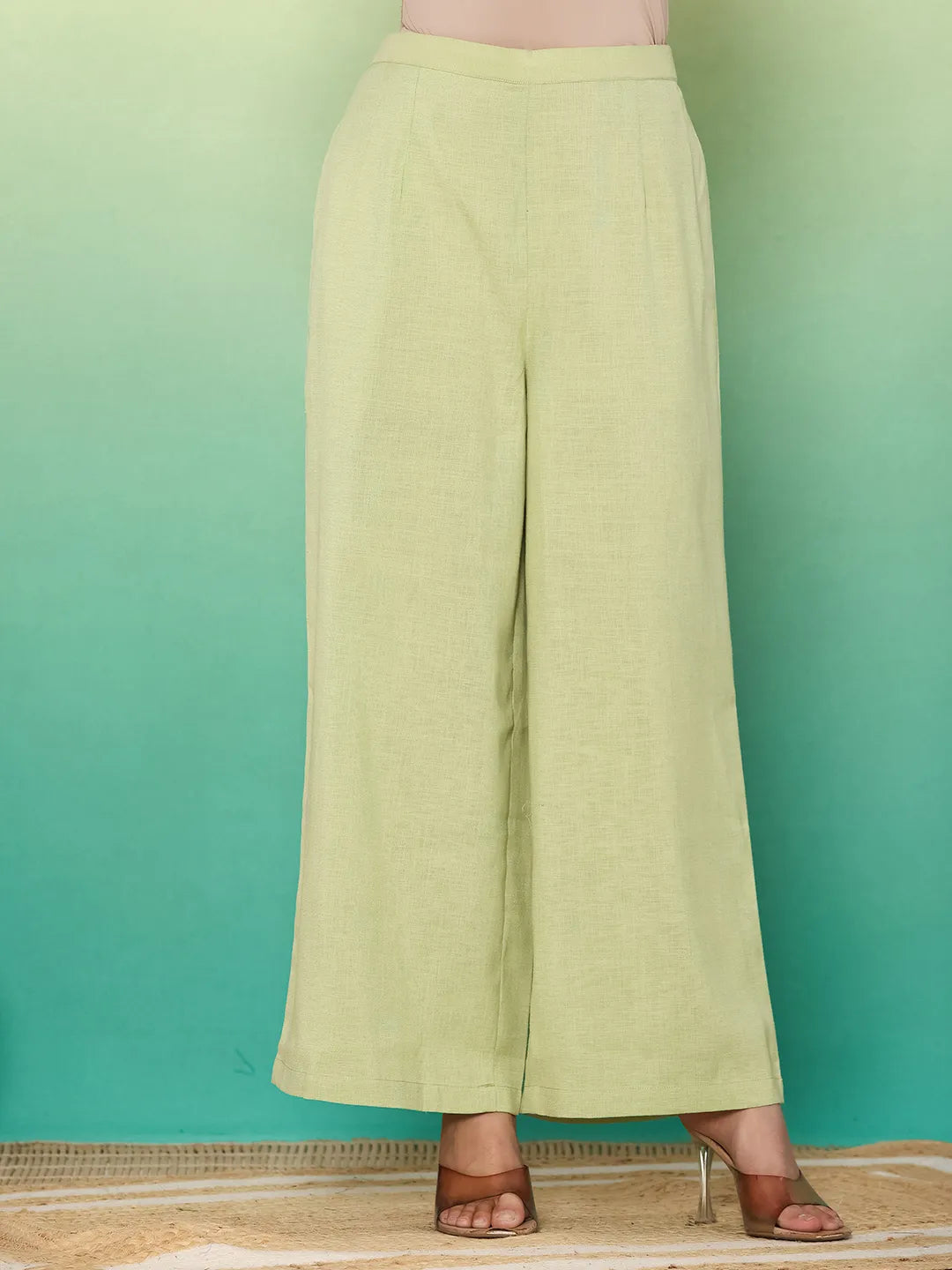 Green Embroidered Co-Ord Set