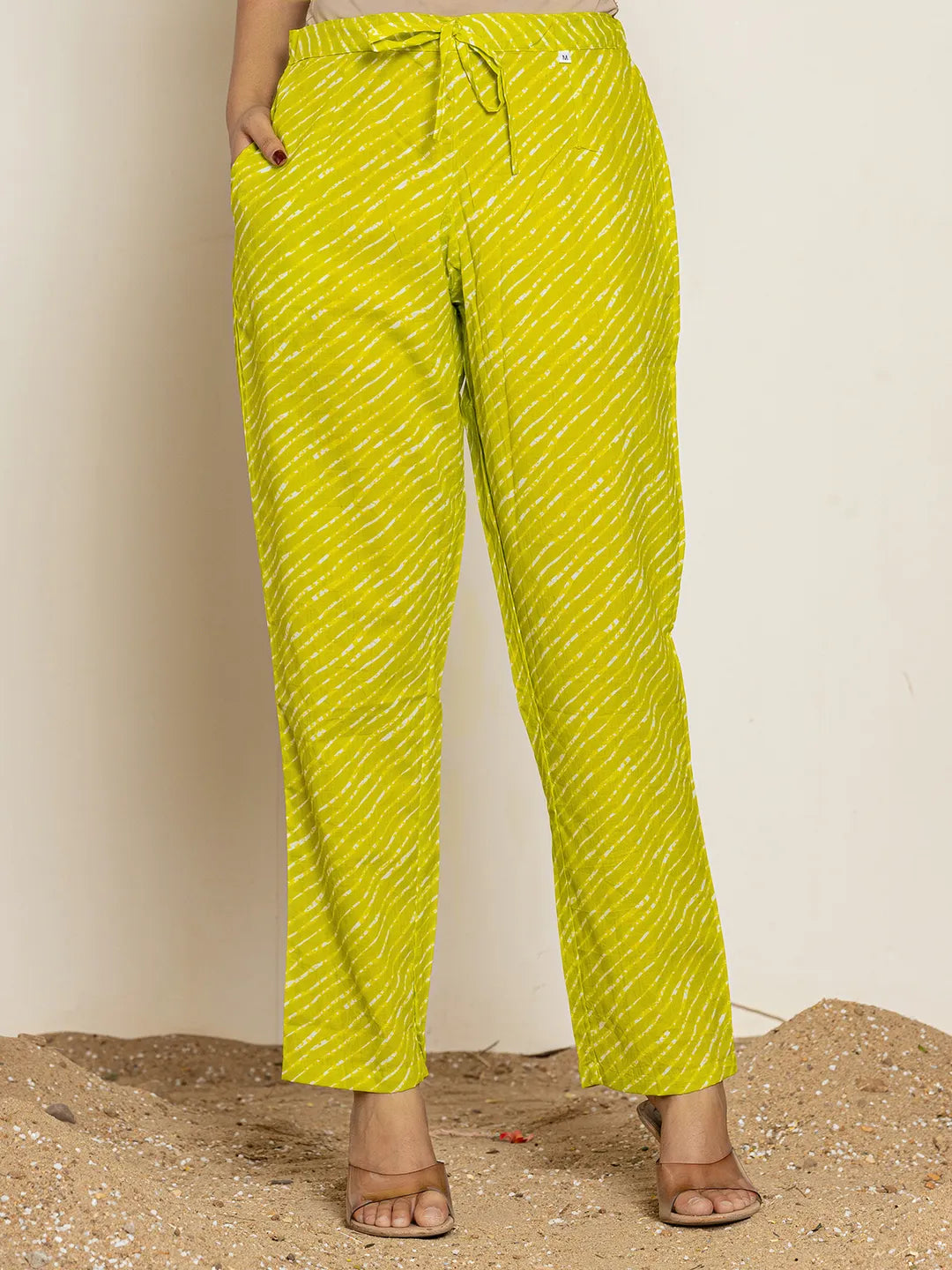 Green Ethnic Motifs Cotton Straight Kurta Dupatta Set