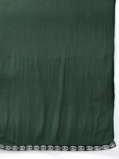 Green Yoke Design Dupatta Set