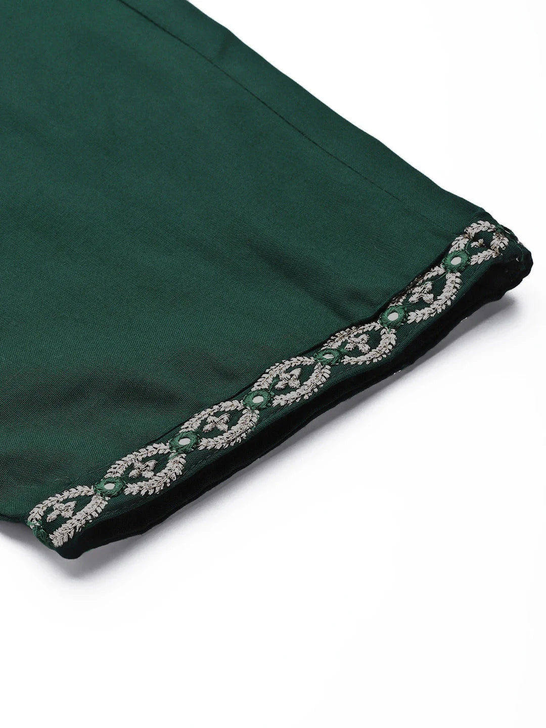 Green Yoke Design Dupatta Set