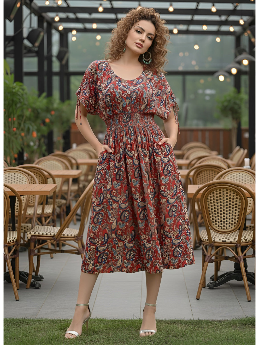 Floral Printed Dress for Women