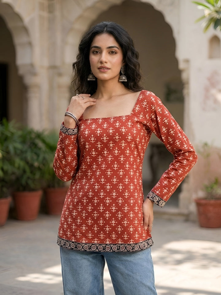 Printed Straight Tunic