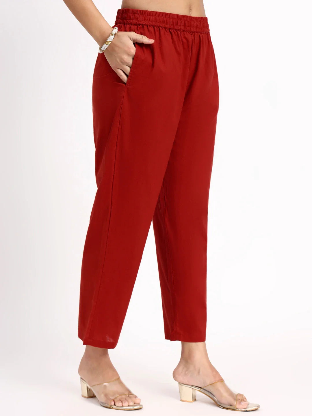 Cotton Ethnic Motifs Straight Kurta Pant Dupatta Set