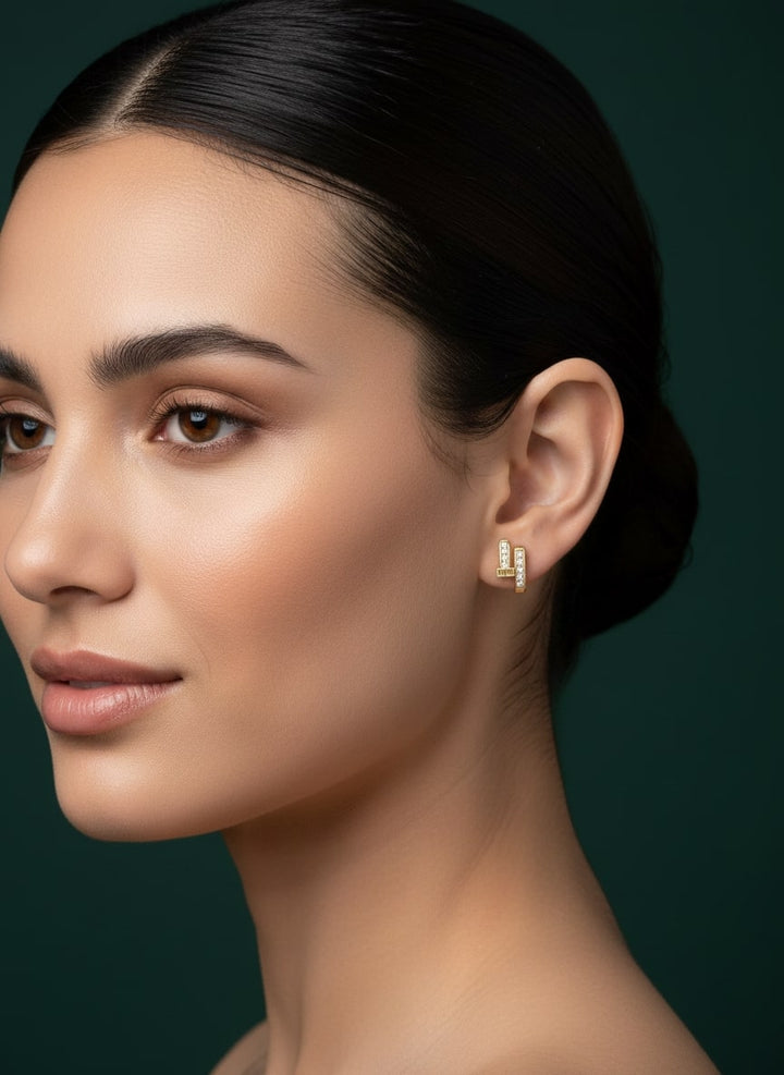 Fancy Diamond Mini Studs