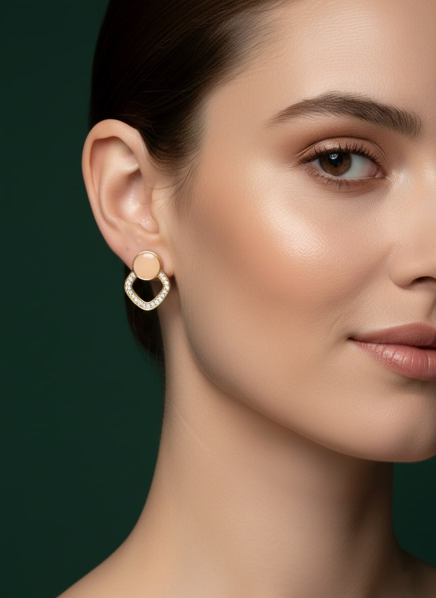 Unique Beads &amp; Diamond Studs