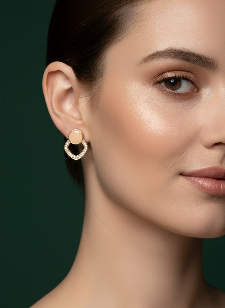 Unique Beads &amp; Diamond Studs