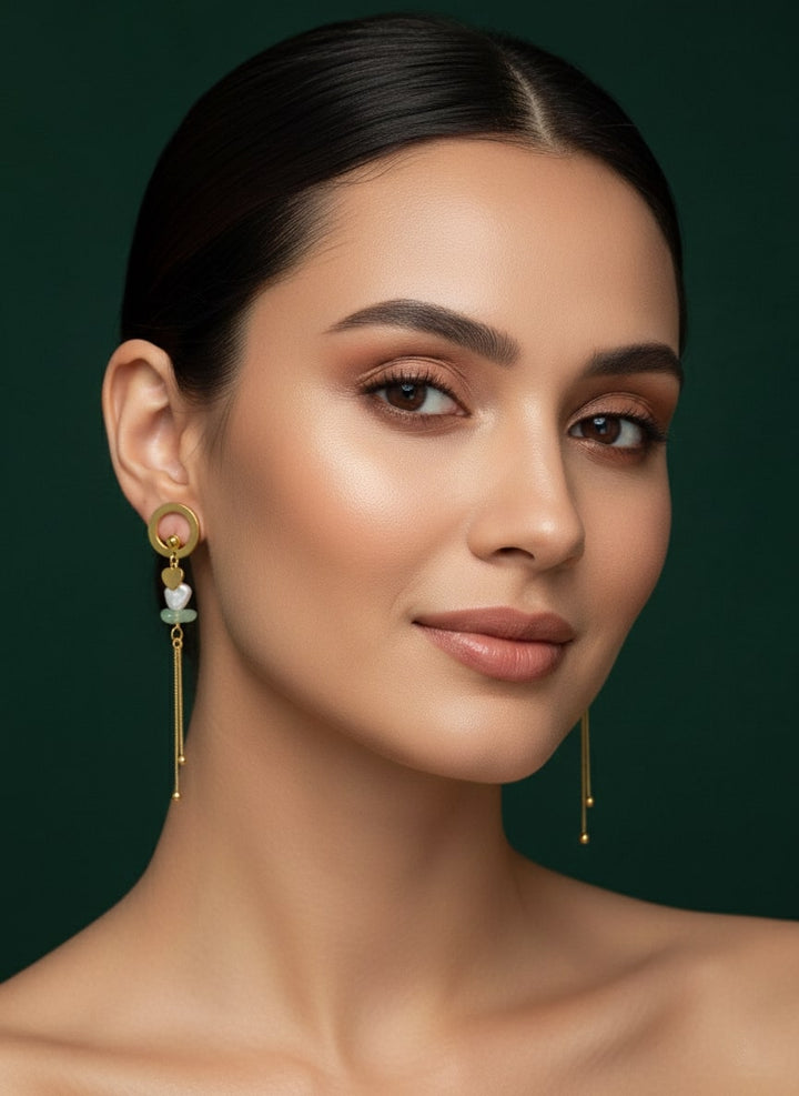 Gold Plated Threader Earrings