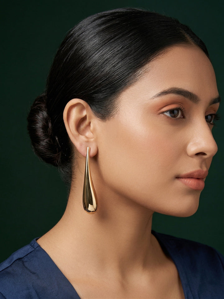 Gold Plated Waterdrop Earrings