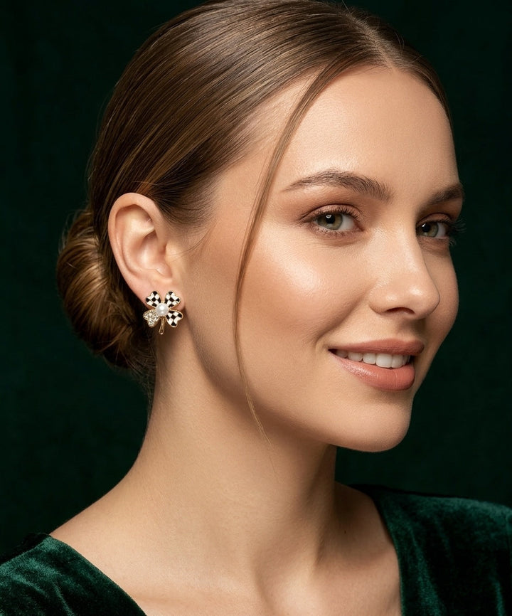 Gold Plated Flower Studs