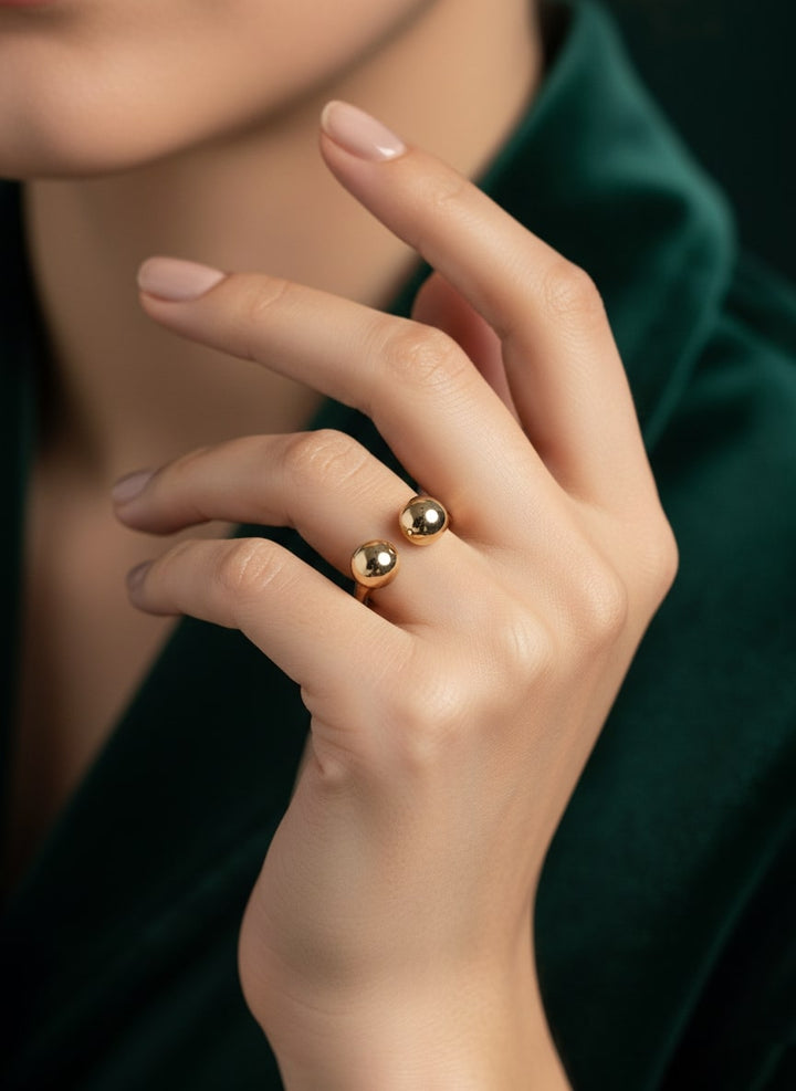 Golden Contemporary Ring