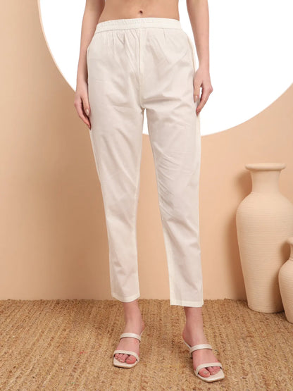 Premium Mul Cotton Pink Tassel Work Flared Kurta Dupatta Pant Set