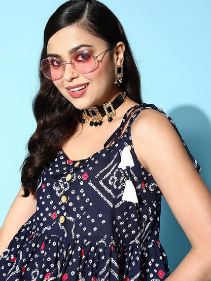 Printed Pure Cotton Top