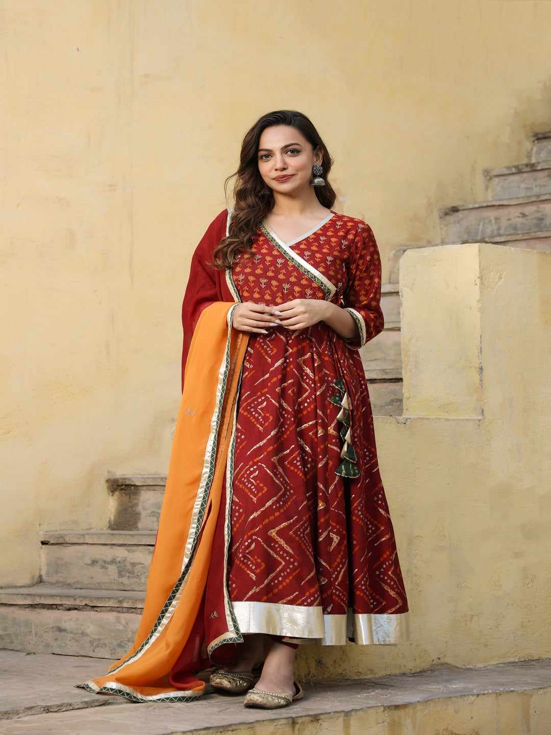 Women's Maroon Sequence Anarkali Set - Geeta Fashion | Diwali outfits,  Women, Chikankari anarkali suits
