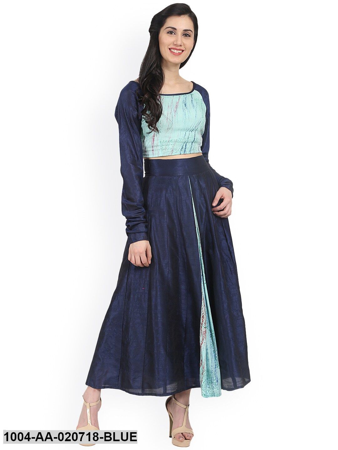 Printed Top with Skirt