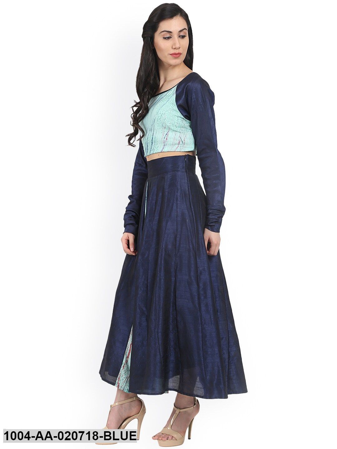 Printed Top with Skirt