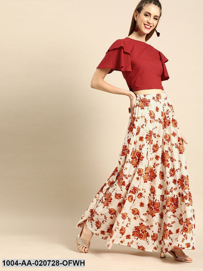 Solid Top with Skirt