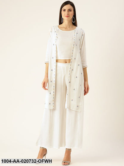 Top with Palazzos & Shrug